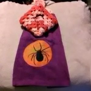 Halloween Hand Towel and Dishcloth Set